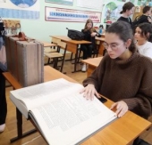 Школьники Перемышльского района поработали с рукописью А.П. Чехова