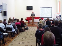 Третий день работы книжной выставки-ярмарки «Радость Слова» в Великом Новгороде
