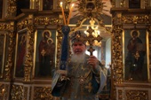  Митрополит Климент возглавил праздничную Божественную литургию в Свято-Успенском кафедральном соборе г. Кирова