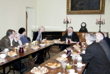 24 февраля Председатель Издательского Совета,  митрополит Калужский и Боровский Климент встретился с московскими писателями